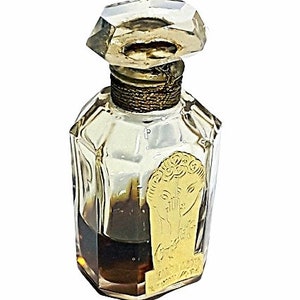 Antique On Dit Perfume by Elizabeth Arden 1/4 oz Parfum Mini Crystal Bottle Art Deco 1940s image 2