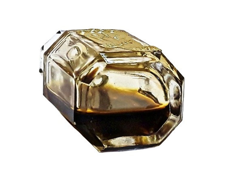 Antique On Dit Perfume by Elizabeth Arden 1/4 oz Parfum Mini Crystal Bottle Art Deco 1940s image 8