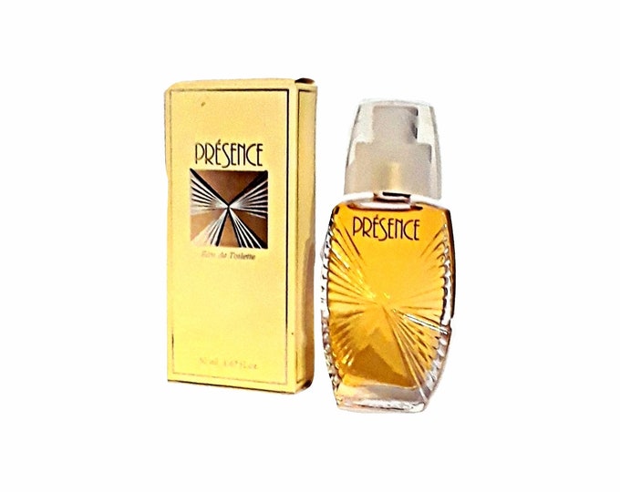 Vintage Presence Perfume by Parfums Parquet 1.67 oz (50ml) Eau de Toilette 1990s Spray
