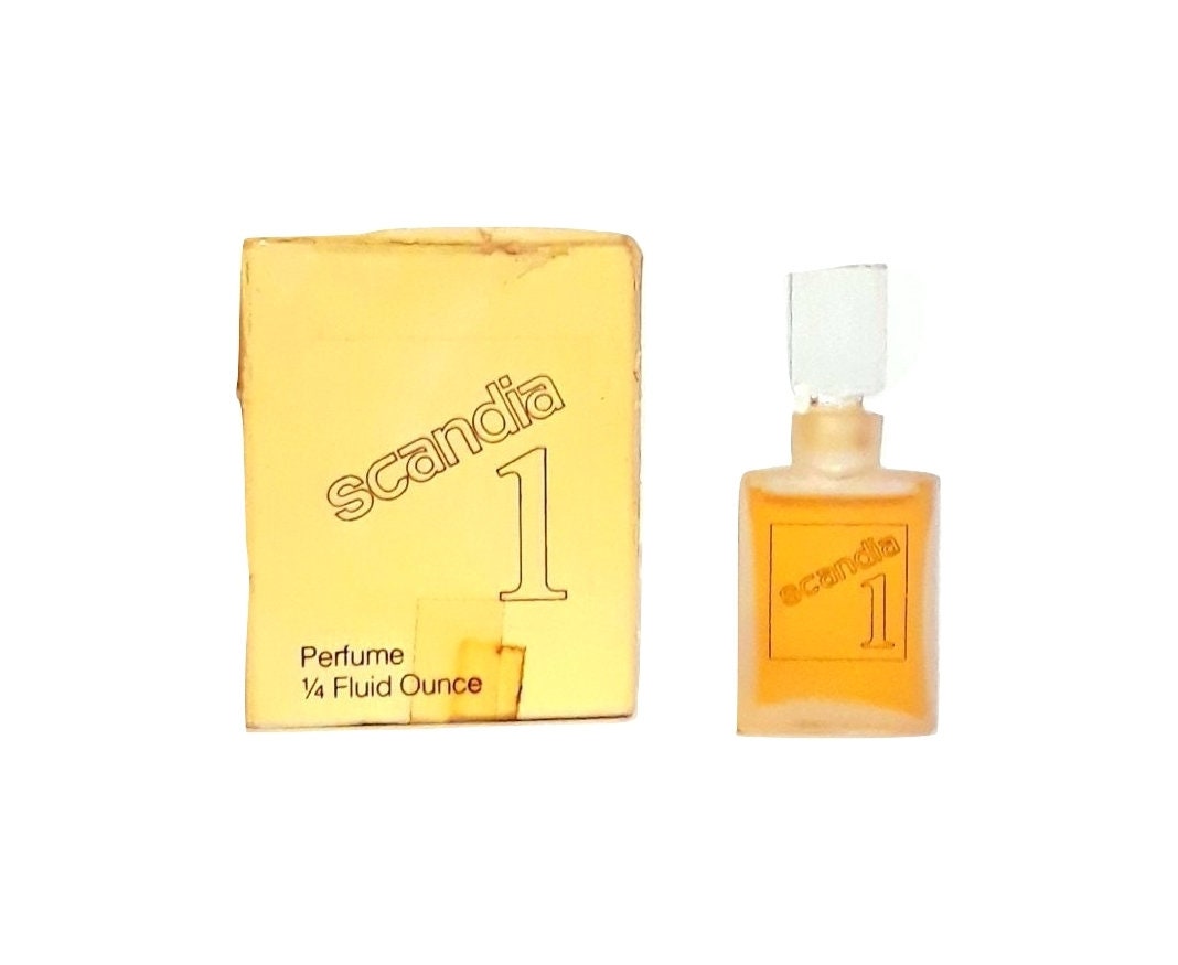 vintage scandia 1 perfume by scandia 0 25 oz 7 5ml pure etsy