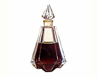 Antique Reflexions Perfume by Ciro 1.35 oz Pure Parfum Vintage 1930s Art Deco Baccarat Cut Crystal Flacon