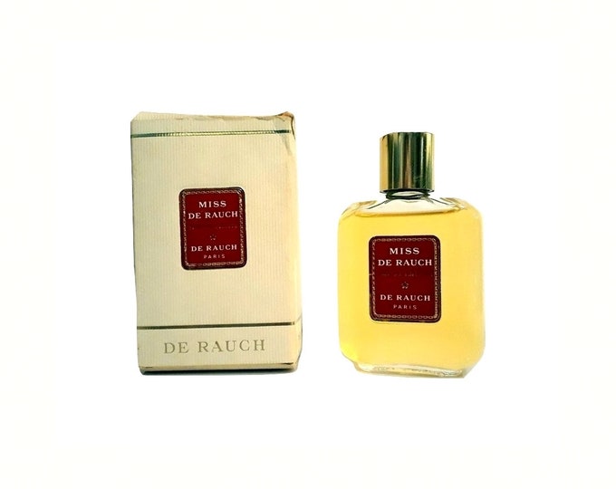 Vintage Miss de Rauch Perfume by Madeleine de Rauch 2 oz Eau de Toilette Splash 1960s Discontinued