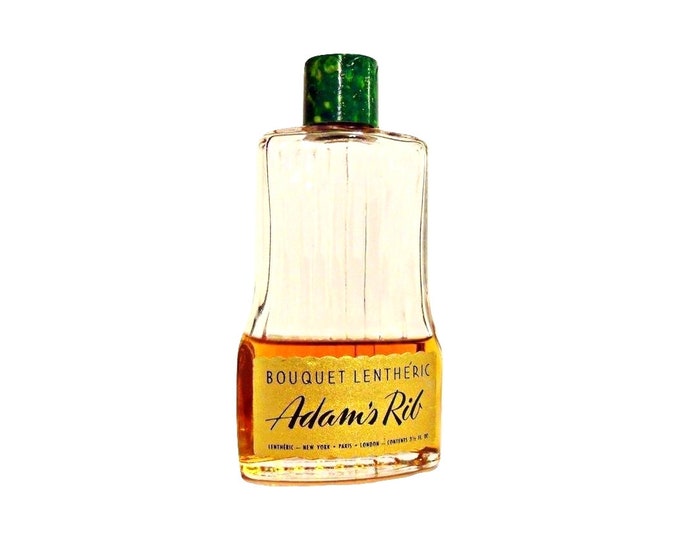 Vintage 1950s Adam's Rib by Lentheric 3.5 oz Bouquet Lentheric Cologne Splash CLEARANCE PERFUME