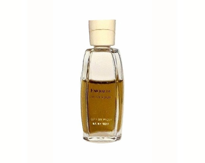 Vintage Emeraude by Coty Perfume 0.25 oz Pure Parfum 1960s Mini Splash