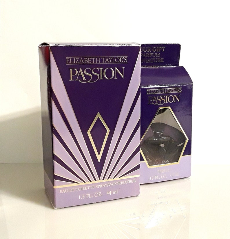 Vintage Passion Perfume by Elizabeth Taylor 1.5 oz Eau de Toilette Spray and Mini Set 1990s Formula image 2