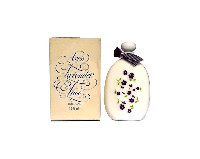 Vintage Lavender & Lace Avon Perfume 1.7 oz (50ml) Cologne Splash 1970s Hard to Find Women's Fragrance