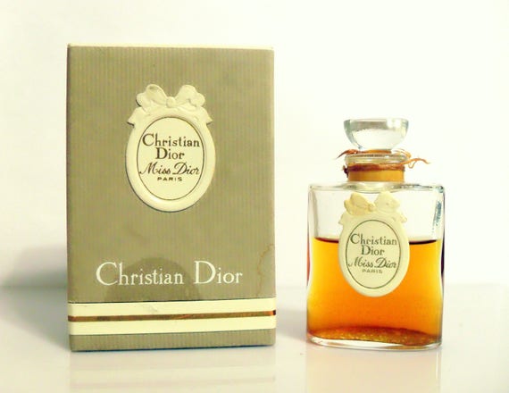 Vintage 1960s Miss Dior by Christian Dior 1 oz Parfum Perfume | Etsy