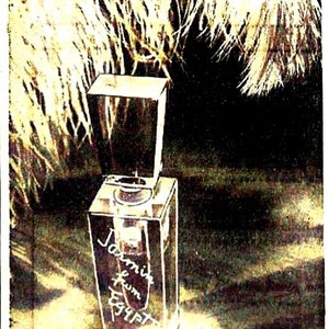 Vintage Jasmin from Egypt Perfume by Tuvache Heavy Cut Crystal Bottle 1940s Very Rare Parfum Flacon image 10