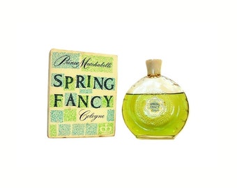 Parfum vintage printanier de Prince Matchabelli, formule Splash and Box de Cologne des années 50, 4 oz