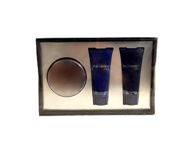 Vintage Nu by Yves Saint Laurent Perfume Gift Set 1.6 oz Eau de Parfum Shower Gel and Body Lotion
