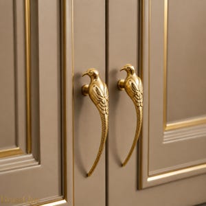 Antiker doppelter Wandhaken aus Messing, Vintage-Blumenmuster, Handtuchhaken für Badezimmer und Garderobe