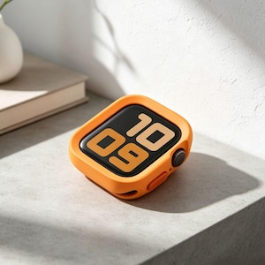 Matt silikonfodral till Apple Watch – stötsäkert skyddsfodral