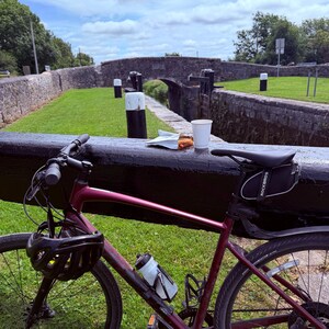 Irish Canal Cycling Break Photography Print