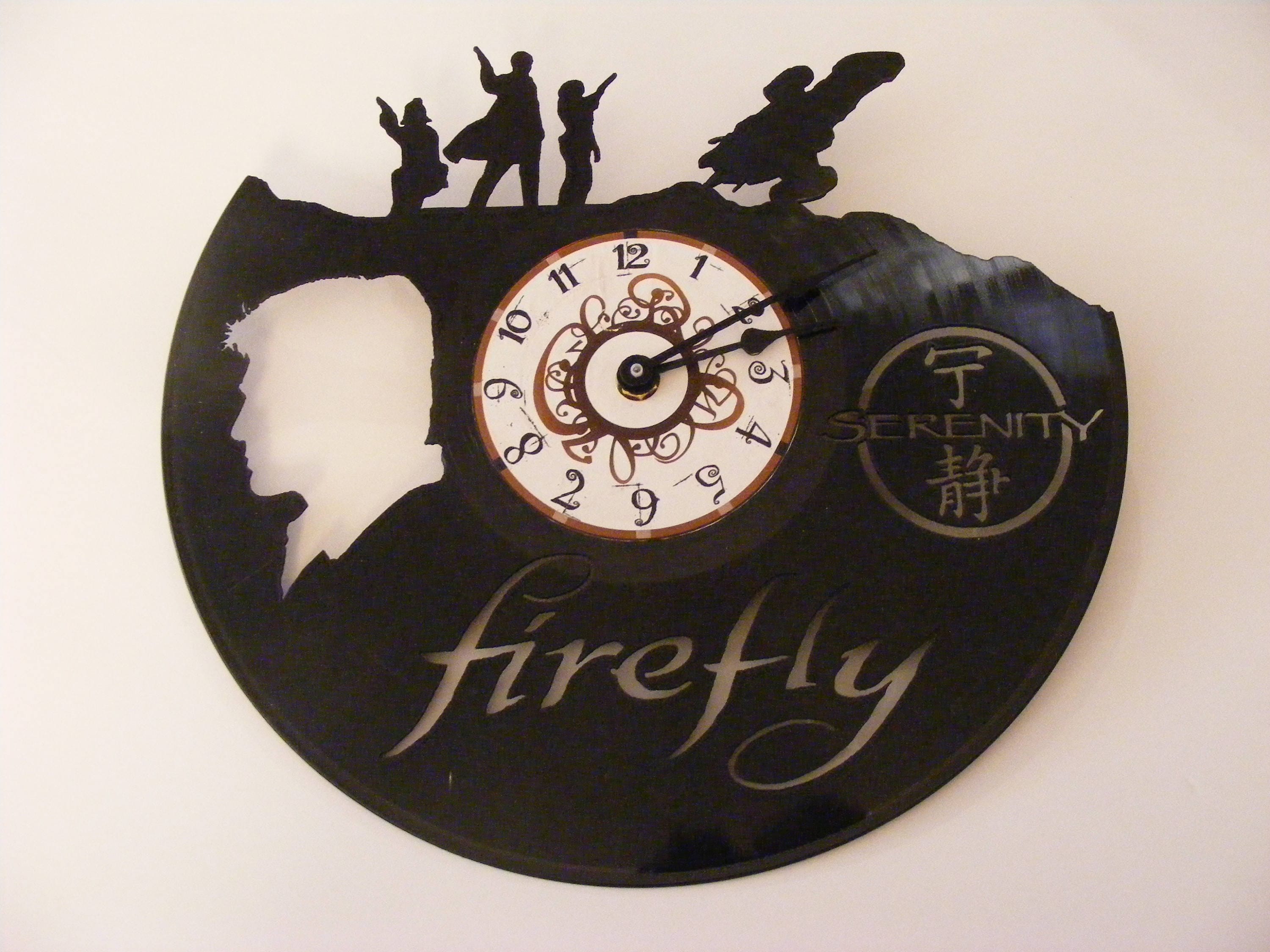 Firefly / Serenity Laser Cut Album Clock - Etsy Firefly / Serenity Laser Cut Album Clock - Etsy