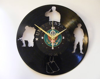 U.S. Army Laser Cut Album Clock