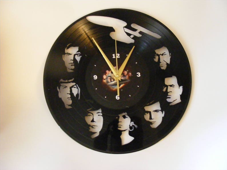 Star Trek TOS Laser Cut Album Clock image 1