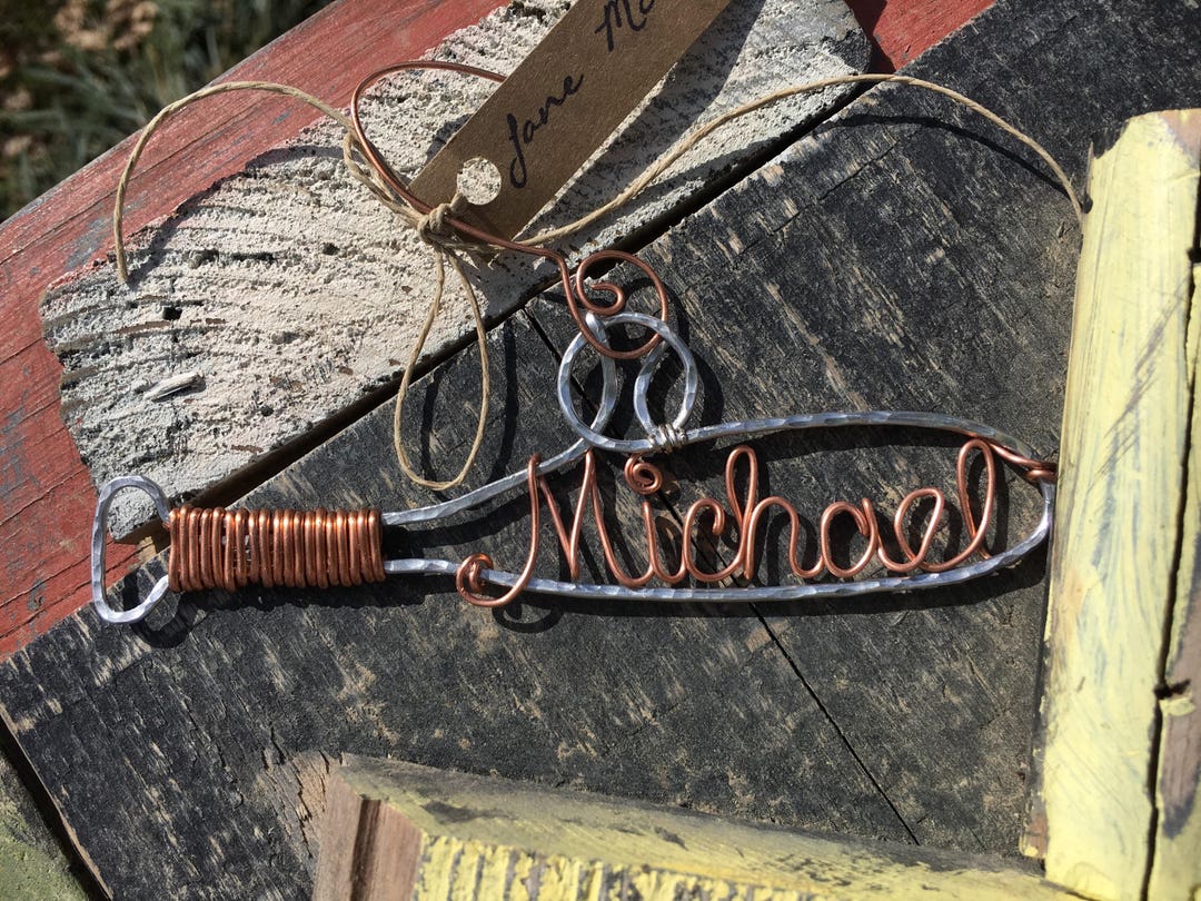 Baseball Bat Christmas Ornament Hammered in Aluminum and Etsy