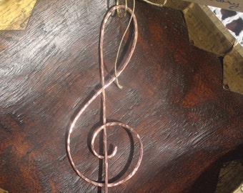 Treble clef Ornament, Music Teacher Ornament