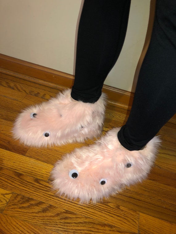 fuzzy platform boots