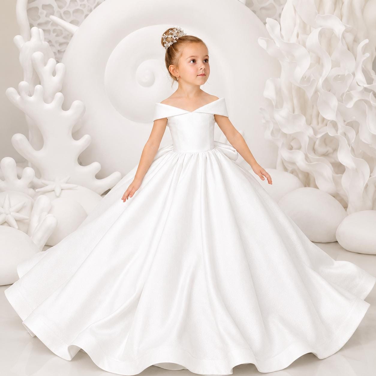 ivory chiffon dress Zapaka Women Beach Engagement Halter Maxi Sheath Wedding Reception Dress, Ivory / US12 Ready To Ship | pageant dress stores ethereal effect This exquisite Taille:42