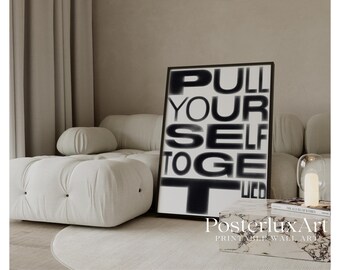Modern Typography Poster, Black & White Stockholm Minimalist Fashion Print, Motivational Quote Stylish And Cool Aesthetic Art for Home Decor, image 1