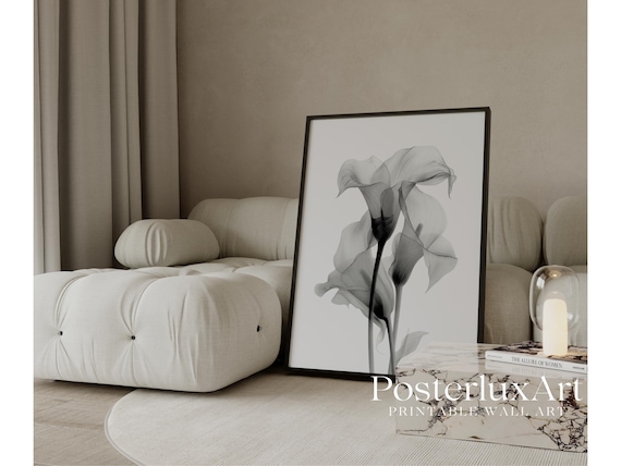 Stockholm Style Abstract Floral Art Print