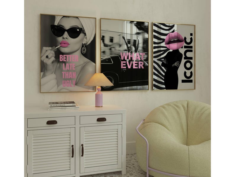 Set of 3 Collage Apartment Print