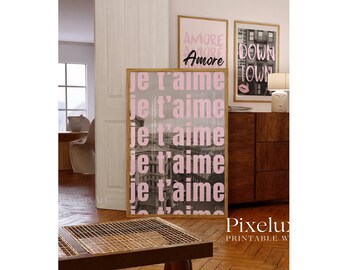 Pink Girly Aesthetic Poster Set, Preppy Collage Apartment Print, Preppy Y2k Stylish And Cool Girl Aesthetic Print for Dorm Room Gallery Set, image 4
