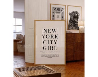 Modern New York City Print – Stockholm Aesthetic Print, Y2K Fashion Prints, Stylish Chic Urban Quote Print, Black & White Typography Poster, image 6