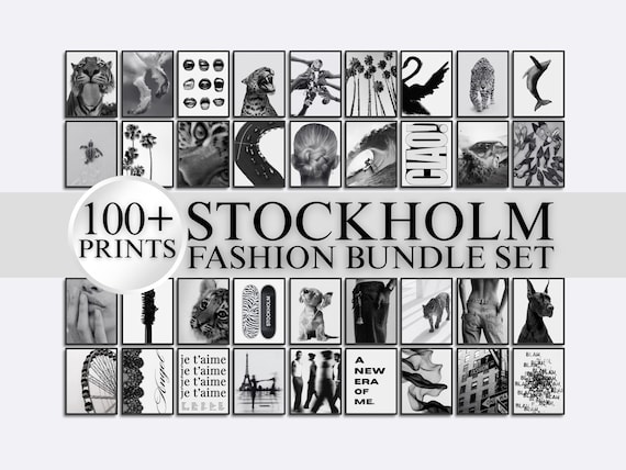 100+ Stockholm Fashion Wall Art Bundle