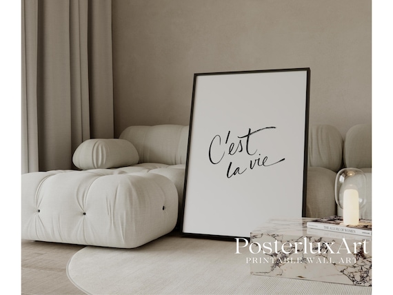 C’est La Vie Print