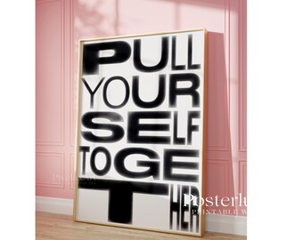 Modern Typography Poster, Black & White Stockholm Minimalist Fashion Print, Motivational Quote Stylish And Cool Aesthetic Art for Home Decor, image 5