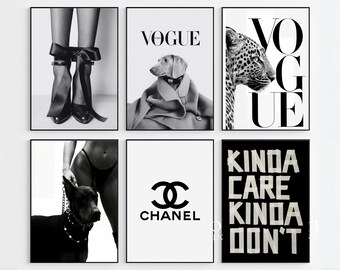 200+ Stockholm Fashion Wall Art Bundle | Modern Prints, Leopard, Fashion, Chic and Stylish Gallery Set, Aesthetic Black & White Wall Art Set, image 8