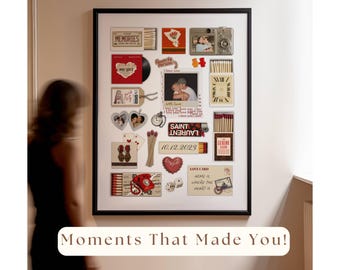 Custom Matchbook Art Canva Template • Anniversary Gifts • DIY Matchbooks Templates • Matchbook Template for Family, Him, Her, Birthday, image 9
