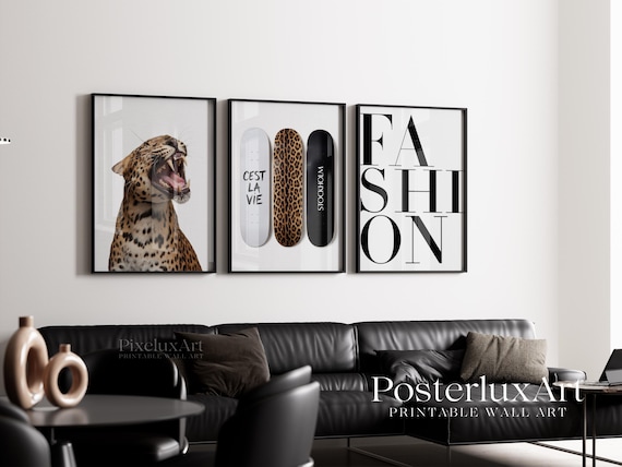 Leopard Fashion Wall Art Set