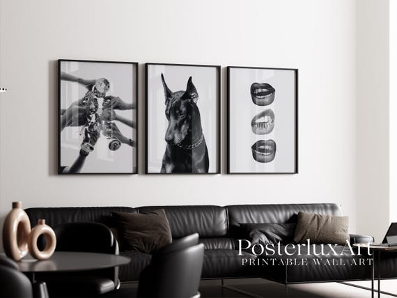 Stockholm Style Wall Art Set of 3