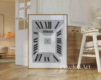 Black and White Watch poster – Y2K Aesthetic Clock Print, Fashion Icon Wall Art, Trendy Room Decor, image 3
