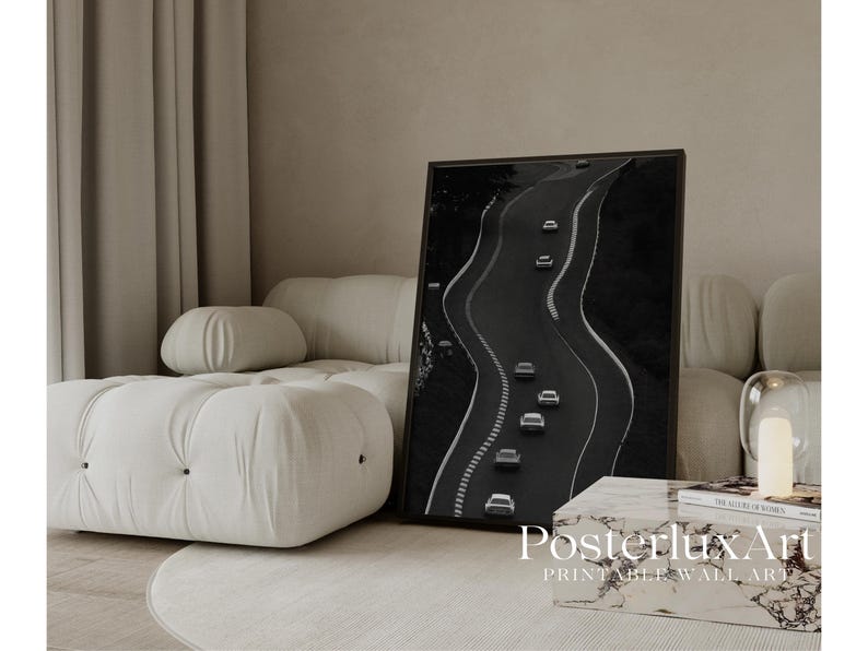 Vintage Race Track Poster