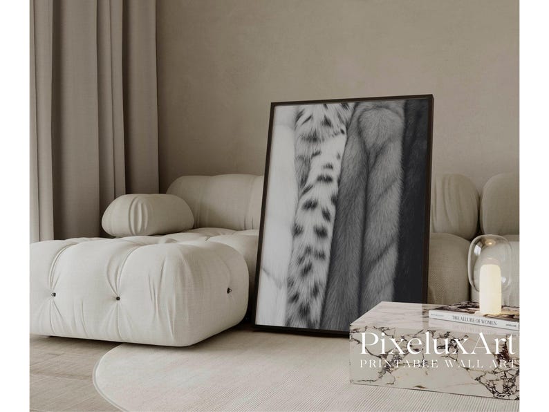 Black and White Luxury Fashion Wall Art