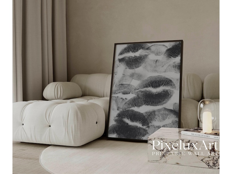 Kiss Lips Wall Art