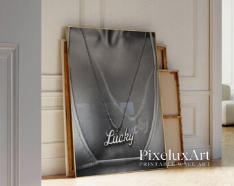 Black and White Tan Lines Wall Art, Stockholm Style Modern Aesthetic Chic Bedroom & Apartment Decor, Stylish Y2K Wall Art, Fashion Print, image 5