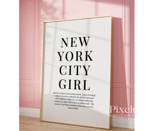 Modern New York City Print – Stockholm Aesthetic Print, Y2K Fashion Prints, Stylish Chic Urban Quote Print, Black & White Typography Poster, image 5