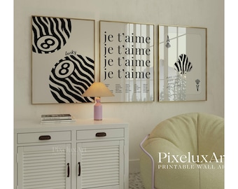 Zebra Black and White Fashion Wall Art Set – Stockholm Aesthetic Print, Cool Y2K Collage Prints, Zebra Stylish Chic Apartment Decor, image 4
