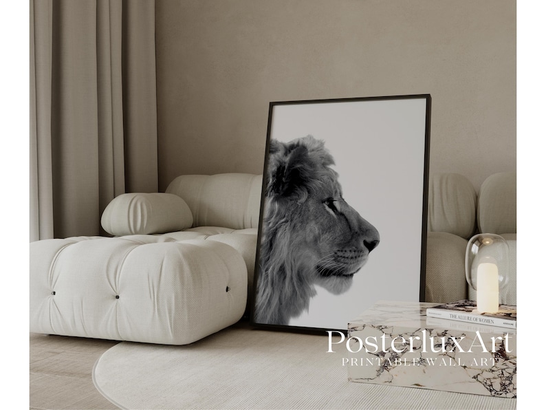 Lion Wall Art Print