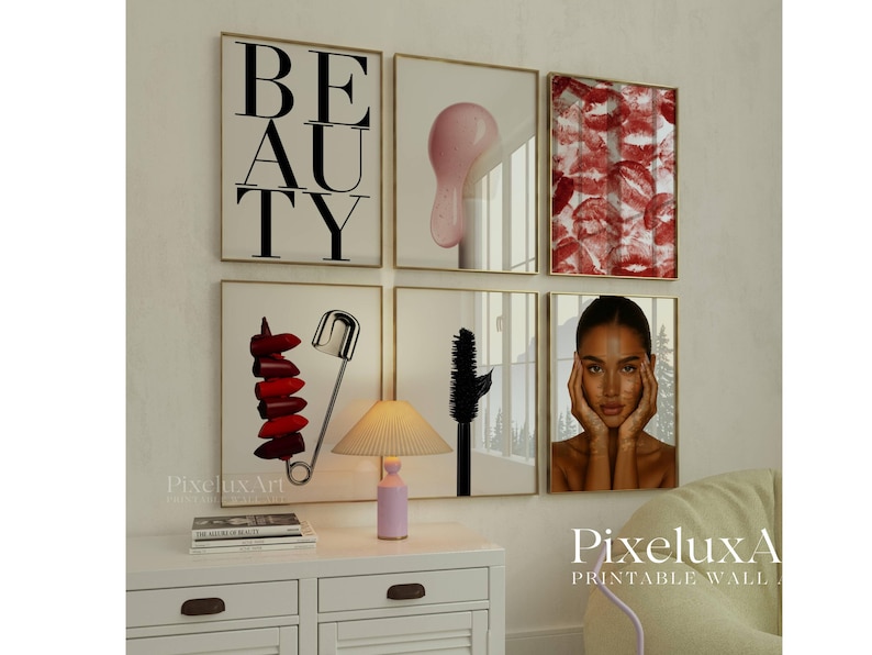 Modern Beauty Wall Art Set