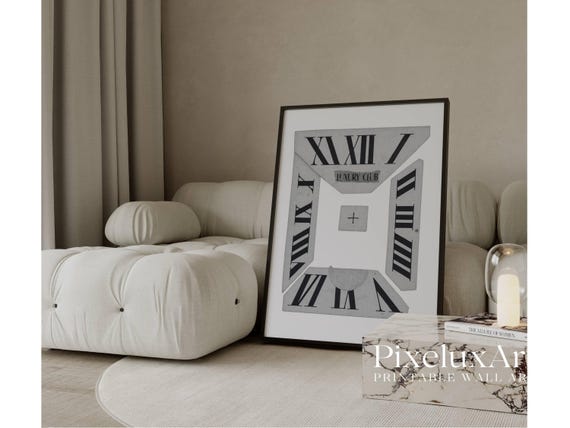 Black and White Watch poster