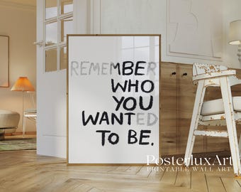 Motivational Wall Art Print, Black & White Typography Quote Poster, Mental Health Poster, Uplifting Positive Quote Print, Affirmation Poster, image 3