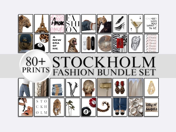 80+ Stockholm Fashion Wall Art Bundle