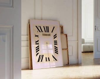 Luxury Club Collage Print – Y2K Aesthetic Clock Print, Fashion Icon Wall Art, Trendy Room Decor, image 3