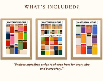 Custom Matchbook Art Canva Template • Anniversary Gifts • DIY Matchbooks Templates • Matchbook Template for Family, Him, Her, Birthday, image 6